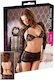 Cottelli Collection Sexy Dessous-Set Schwarz 22601311021