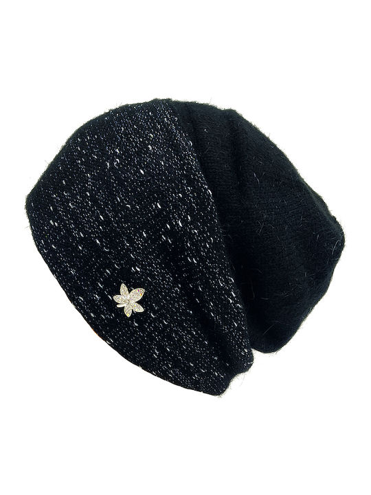 Beanie Beanie Knitted in Black color