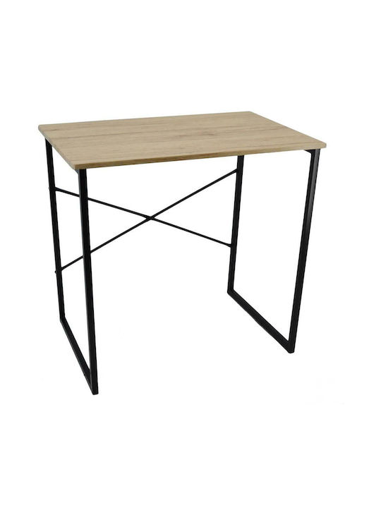 Schreibtisch mit Metallbeinen Black 80x50x75cm