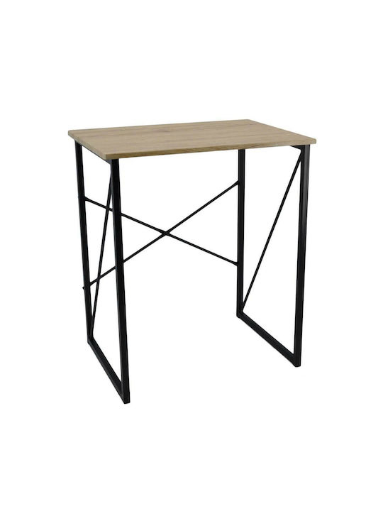 Schreibtisch mit Metallbeinen Black 65x45x75cm