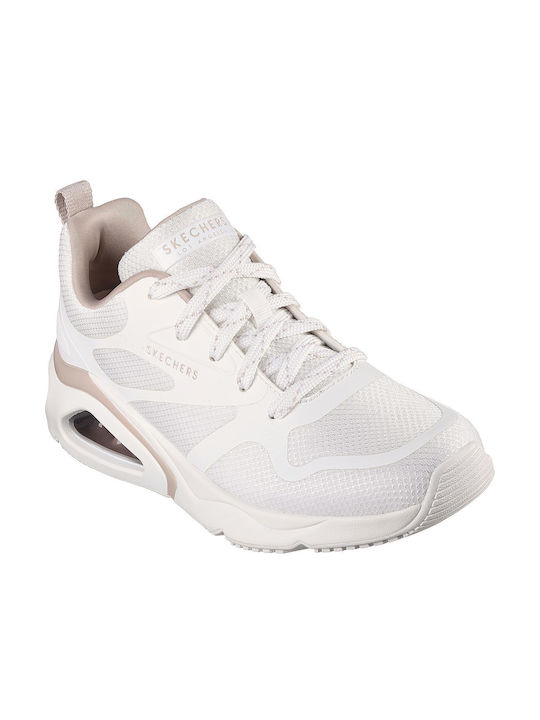 Skechers Tres-air Uno Modern Γυναικεία Sneakers Λευκά