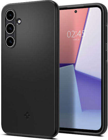 Spigen Thin Fit Umschlag Rückseite Silikon 1.55mm Schwarz (Galaxy S23 FE)