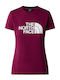 The North Face Women's T-shirt Burgundy