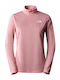 The North Face Damen Sportliche Bluse Langärmelig Schnell trocknend Rosa