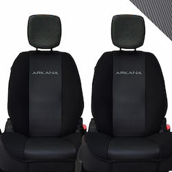 Acoperă Scaunul Unic 2 Bucăți Piele Sintetică Carbon Neagră AC-52643 Acoperă Scaunul Unic 2 Bucăți Piele Sintetică Carbon Neagră AC-52643
