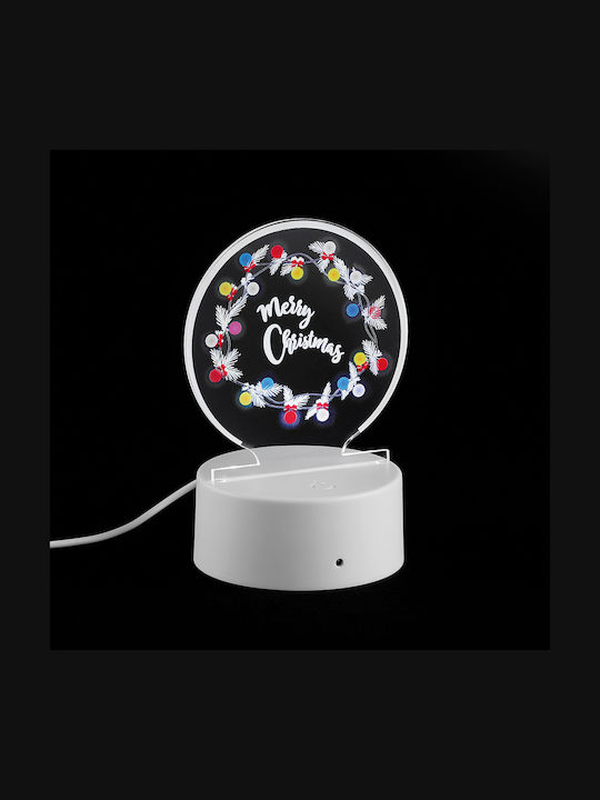 Adorex Φωτιζόμενη Χριστουγεννιάτικη Φιγούρα Ύψους 14.5εκ.