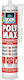 Bison Σφραγιστική Σιλικόνη Διάφανη 300gr