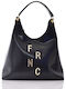 FRNC Damen Tasche Hand Schwarz