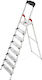 Hailo L80 Ladder Aluminum with 7 Steps