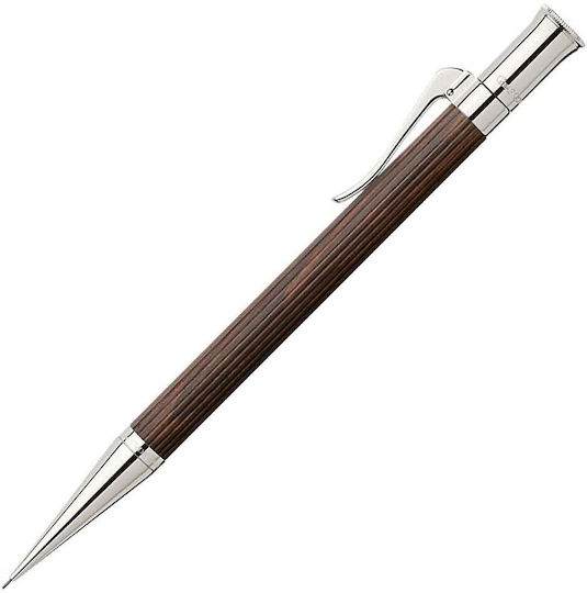 Graf Von Faber-Castell Μηχανικό Μολύβι Σχεδίου Μεταλλικό 0.7mm με Γόμα 1τμχ Γκρι