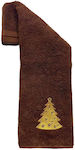 Decotelia Christmas Towel Fabric Brown L60xW40cm.