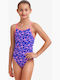 Funkita Minky Pinky Детски Бански Една част Син
