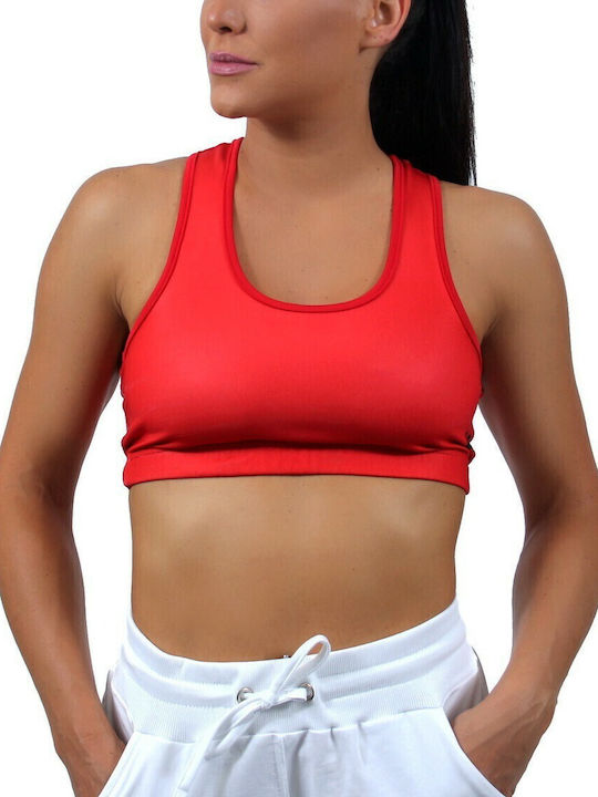 Dri-Fit Γυναικείο Αθλητικό Μπουστάκι Κόκκινο με Επένδυση