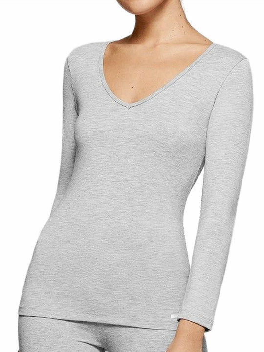 Impetus Damen Thermo Langarmshirt Gray