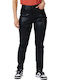 Es Women's Fabric Trousers Black