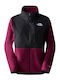 The North Face Denali Women's Hiking Short Puffer Jacket for Winter Burgundy