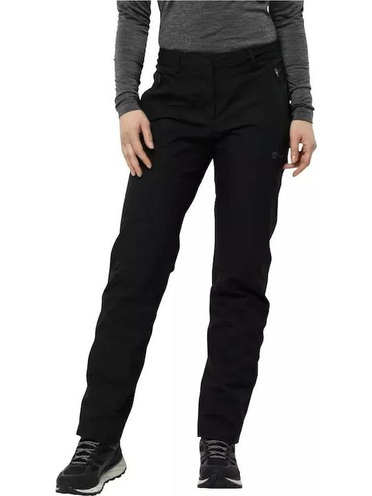 Jack Wolfskin Femeiesc Tesatura Pantaloni Negru