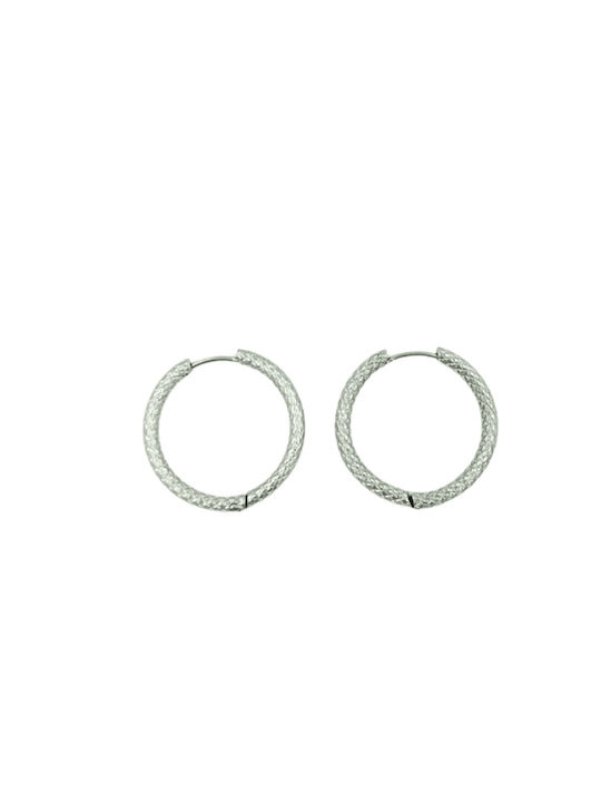 Earrings Hoops made of Steel