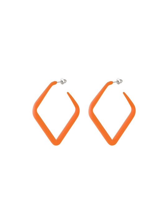 Earrings Hoops Orange