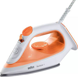 Braun Texstyle 1 Si SI1009OR 1900W με Συνεχόμενη Παροχή Ατμού 25gr/min