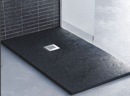Sanitec Flat Κεραμική Ντουζιέρα 150x80cm Λευκή