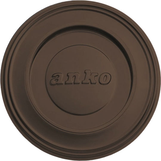 Spiroduct Ροζέτα Καπνοδόχου Inox 80mm Καφέ