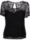 Bravo Women's Blouse Short Sleeve Black