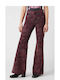 Wrangler Women's Fabric Trousers Red