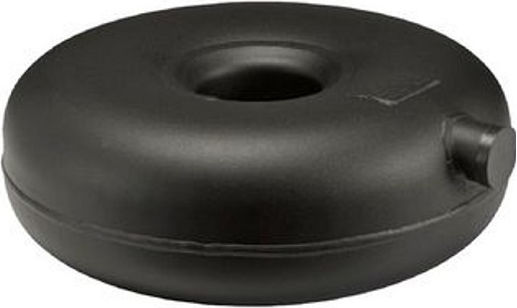 ATIKER Vertical Cylindrical Plastic Storage Tank 30lt for LPG Black
