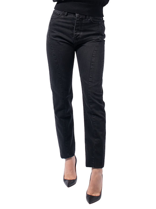 Combos Knitwear Women's Jean Trousers Black