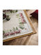 Gofis Home Christmas Tablecloth Square Fabric Beige L85xW85cm.