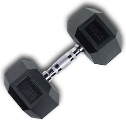 Factory Βαράκι Εξάγωνο Λαστιχένιο 1 x 17.5kg Factory Βαράκι Εξάγωνο Λαστιχένιο 1 x 17.5kg