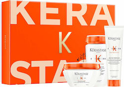Kerastase Nutritive - Limited Edition Set de îngrijire a părului cu Șampon, Mască și Protecție termică 3buc