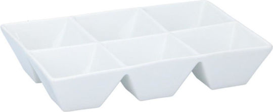 Atmosphera Keramik Ordnungshüter 6 Schlitze Weiß W24xL16xH4.5cm 1Stück Atmosphera Keramik Ordnungshüter 6 Schlitze Weiß W24xL16xH4.5cm 1Stück