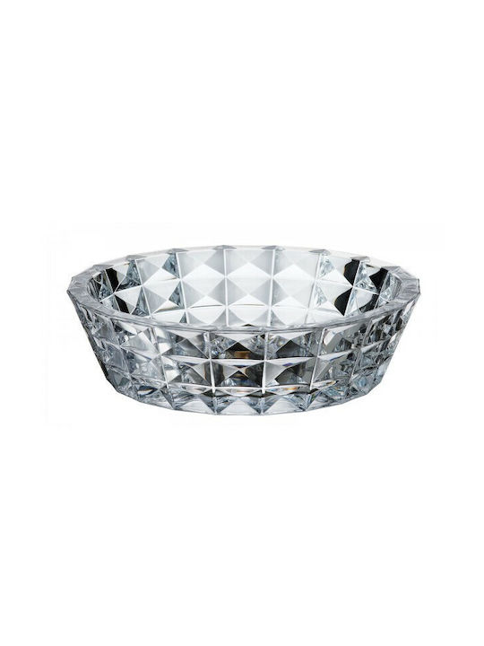 Diamond Fruit Bowl Glass Transparent