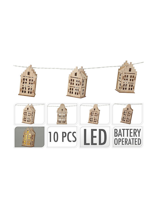 Decorative Lamp Garland LED Battery Beige