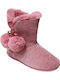Closed Women's Slippers Pink