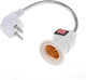 Socket E27 White 104601