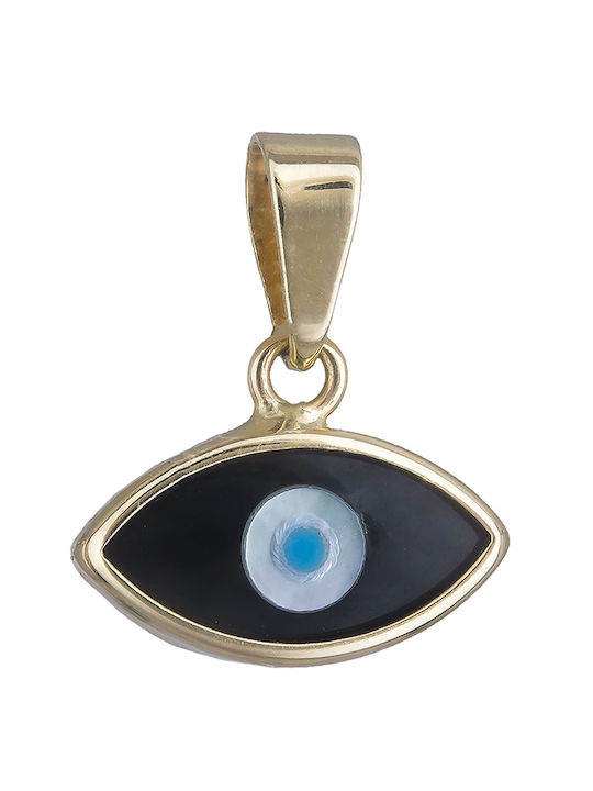 Necklace Eye from Gold 9 K