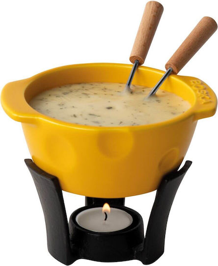 Boska Holland Porcelain Fondue Pot with Tea Light
