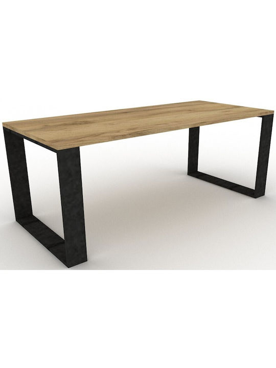 Desk Platinum Wooden Platinum 140x80x75cm