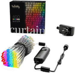 400 Smart LED Curtain Lights 2.1m x 150cm RGBW