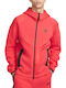 Tech Fleece Windrunner Cardigan With Red Hood