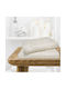 San Lorentzo Facecloth Melanie 50x90cm Ecru Weight 500gr/m²