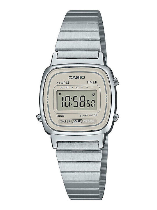 Casio Vintage Γυναικείο Ρολόι 24mm Χρονογράφος ...
