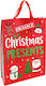 XMASfest Plastik Weihnachtlich Tasche für Geschenke 50x18x75cm.