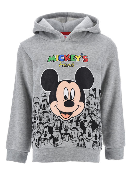 Superheroes Kids Sweatshirt Gray