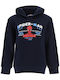 Superheroes Kids Sweatshirt Blue