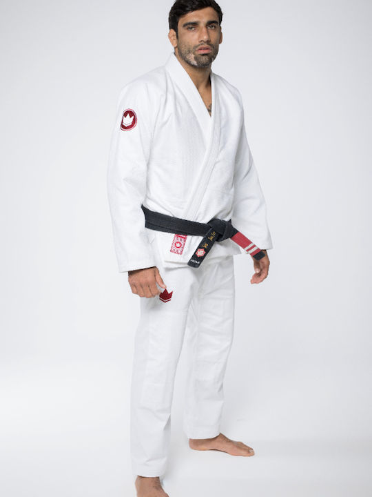 Kingz Classic Ανδρικό Παντελόνι Jiu Jitsu Λευκό
