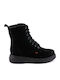 Leather Women's Ankle Boots Black